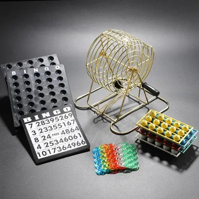 Productafbeelding van Bingo Loterijmachine - Gouden Draaiwiel - Feestjes Spelletjes - Veilig Grendelontwerp - 75 Ballen - Goud