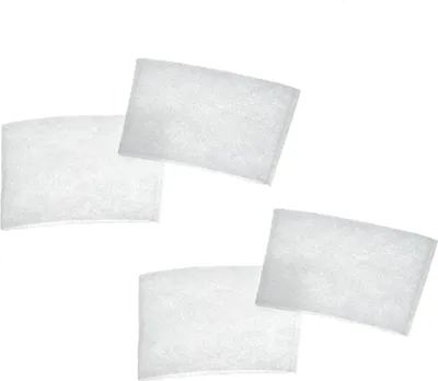 Produktbild von vhbw Set 4x Schutzvlies kompatibel mit Dirt Devil Centrino Cleancontrol M2009-4, M2009-6, M2009-5, M2009-8, M2009-7 Staubsauger - Schutzfilter Weiß