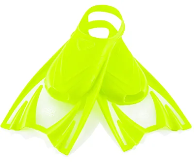 Produktbild von Aqua Speed Kurze Schwimmflossen für Kinder I Trainingsflossen Mädchen Jungen | Kurzflossen Training | Swim Fins I Gummiflossen Schwimmtraining I Swimming I Gelb, Gr. 25-29 (S) I Frog – Größe 25 - 29 (