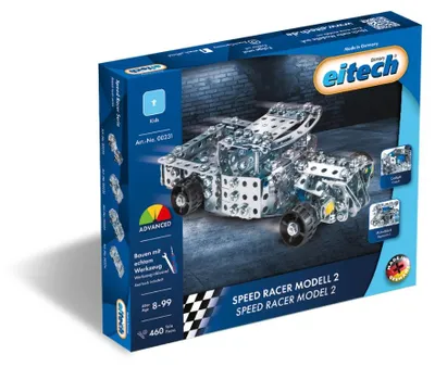 Obrázek produktu pro Eitech Speed Racer (Model 2), Sada na stavění, 8 rok/roky, 460 kusů