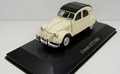 Produktbild von CITROEN 2cv 1960 Weiß und Schwarz, MAGARG87, Maßstab1/43, SALVAT