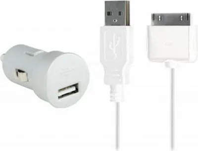 Obrázek produktu pro Blueway, mini nabíječka do zapalovače 1A pro iPhone/iPod, bílá