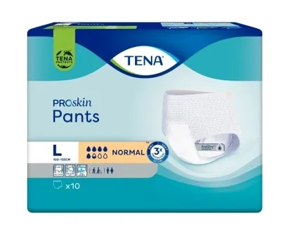 Produktbild von Tena Inkontinenzhosen L, 10 Stück, Größe L, ProSkin Qualität