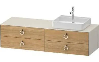 Produktbild von DURAVIT WT4995RH5390000 Konsolen-WTU wh White Tulip 550x1600x