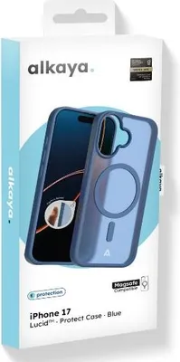 Produktbild von alkaya LUCID Handy Schutzhülle Protection Case f. Magsafe iPhone 17 blau - (Schutz-)hülle