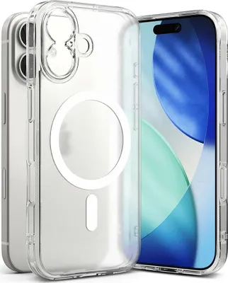 Produktbild von Handyhülle für iPhone 17, Ringke Fusion Magnetic mit MagSafe, Transparent Matt