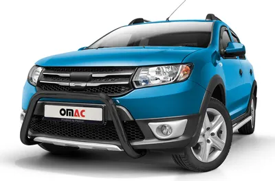 Produktbild von Frontbügel Frontschutzbügel für Dacia Sandero Stepway 2012-2016 mit ABE Schwarz