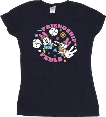 Produktbild von Disney - "Friendship" T-Shirt für Damen BI33315 (S) (Marineblau)