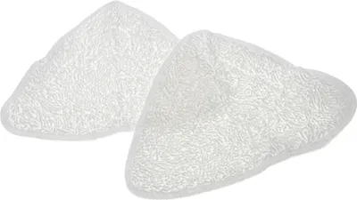 Produktbild von vhbw 2x Wischbezug Ersatz für Vileda 146576 für Dampfreiniger - Mikrofaser Weiß 32 x 24 x 0,5cm