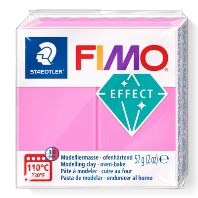 Produktbild von STAEDTLER FIMO effect 8010 Neon ofenhärtende Modelliermasse Einzelprodukt, 57g, neon pink