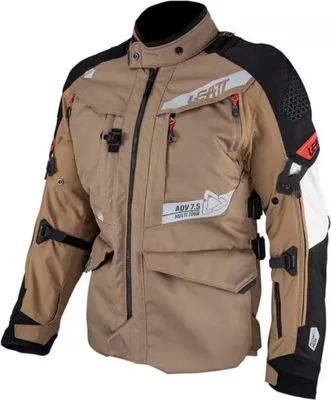 Produktbild von Leatt ADV Multitour 7.5 wasserdichte Textiljacke, braun/schwarz, XL