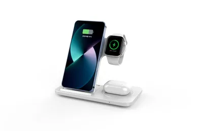 Produktbild von ENGELMANN 3-in-1 Induktive Ladestation
