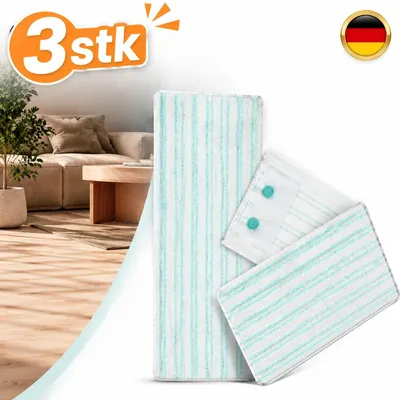 Produktbild von Ersatzbezug Wischmopp Bezug 3er Set Mikrofaser Kompatibel Leifheit Profi XL