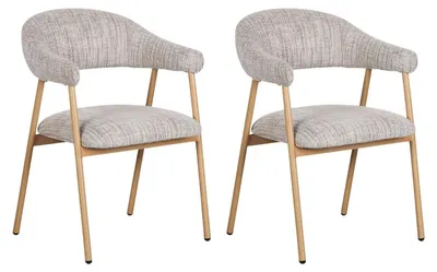 Produktbild von 2er-Set Esszimmerstühle Scandi - Hellgrau