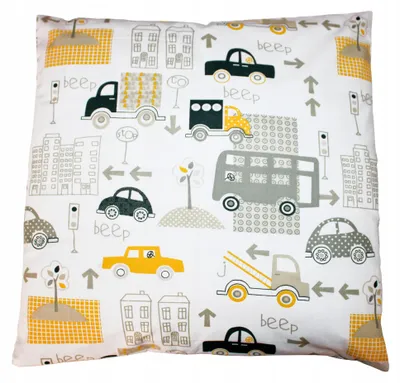 Produktbild von Kissenbezug Auto Motiv 40x40cm 100% Baumwolle