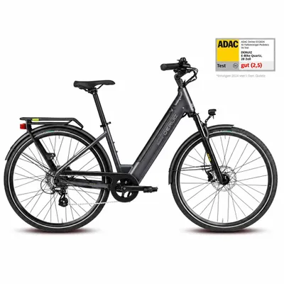 Produktbild von DERUIZ Quartz 2026 E-Citybike, 28 Zoll, 644 Wh, 55 Nm, bis 161 km, KI-generiertes Bild