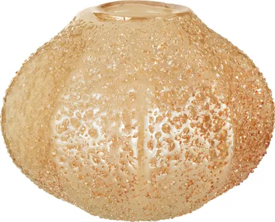 Produktbild von J-Line Vase Glas Hell Orange Small