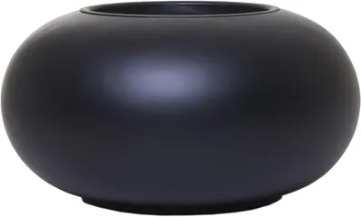 Immagine prodotto di Vaso da fiori VIGLIA in fibra di vetro, nero, 54x27 cm