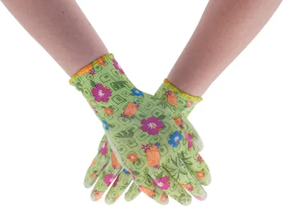 Produktbild von BUNTE Gartenhandschuhe Größe 8