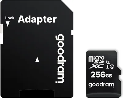 Immagine prodotto di GOODRAM microSDXC 256GB Classe 10 UHS-I + adattatore