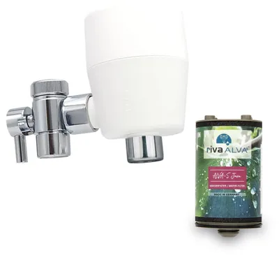 Produktbild von rivaALVA-S Jova Wasserhahnfilter | Blockaktivkohlefilter plus Membranstufe