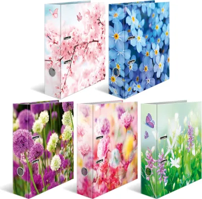 Image de HERMA 19555 Assortiment de classeurs à motifs HERMA "Fleurs