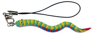 Produktbild von Schlange Wurm Handyanhänger Kriechtier Regenwurm Miniblings Handyschmuck Bunt
