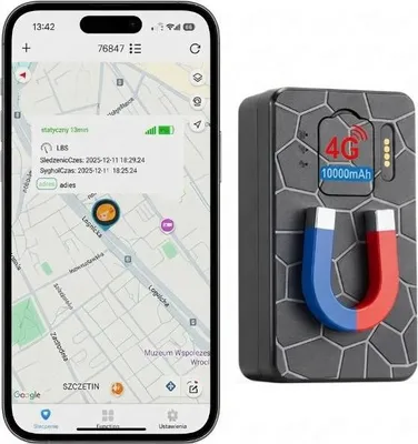 Zdjęcie produktu dla LOKALIZATOR GPS 4G PODSŁUCH MAGNES 4Connect G50L 10 000mAh iP67 DO 70 dni
