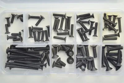 Immagine prodotto di Assortimento di viti a testa svasata Absima, 100 pezzi