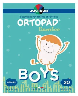 Immagine prodotto di Cerotto Oculare Per Ortottica Ortopad Boys M 5,4X7,6 20 Pezzi