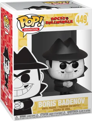 Produktbild von Rocky & Bullwinkle - Boris Badenov 449 - Funko Pop! - Vinyl Figur