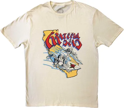 Produktbild von Grateful Dead - "California" T-Shirt für Herren/Damen Uni RO5697 (S) (Natürlich)