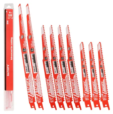 Säbelsägeblatt-Set, 9-teilig, für Holz