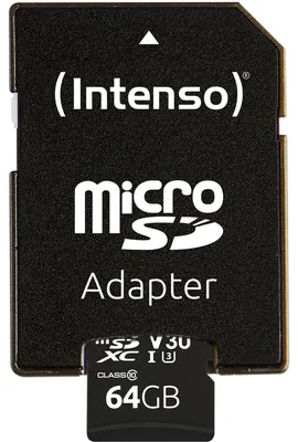 Immagine prodotto di Scheda micro SD INTENSO 3433490 64GB
