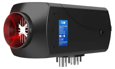 Immagine prodotto di Fdik - Riscaldatore diesel - Stufa elettrica - Sistema di riscaldamento elettrico - 24V - 5000W - Interruttore rotativo