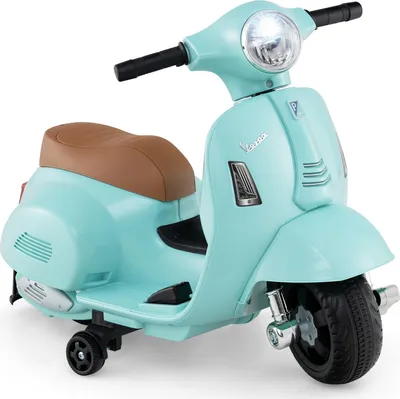 Image de Moto électrique pour enfants 6V avec phare LED, bleue