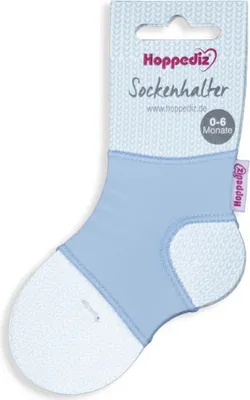 Produktbild von HOPPEDIZ Babysocken Sockenhalter blau