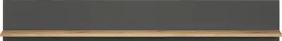 Produktbild von trendteam Wohnen Esteban Wandboard, Anthrazit Melamin/ Evoke Oak Melamin, B/H/T: 167/25/18 cm