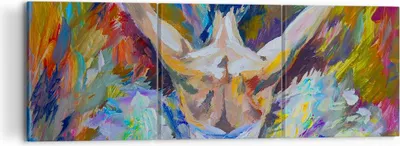 Produktbild von Bild auf Leinwand - Leinwandbild - Balletttänzer tanzen - 120x40cm - Wand Bild - Wanddeko - Leinwanddruck - Bilder - Kunstdruck - Wanddekoration - Leinwand bilder - Wandkunst - CA120x40-3503