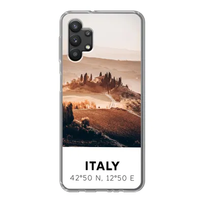 Produktbild von MuchoWow® Handyhülle Schutzhülle Hülle für Samsung Galaxy A32 5G Toskana - Italien - Sommer Silikon Softcase Handy Hülle - Softcase