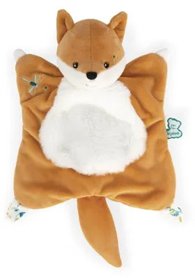 Produktbild von KALOO - Fripons - Quadratisches Doudou Léonard der Fuchs - Flauschiges und extra