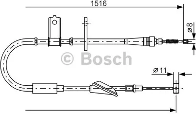 Produktbild von Bosch Seilzug, Feststellbremse  1 987 477 771