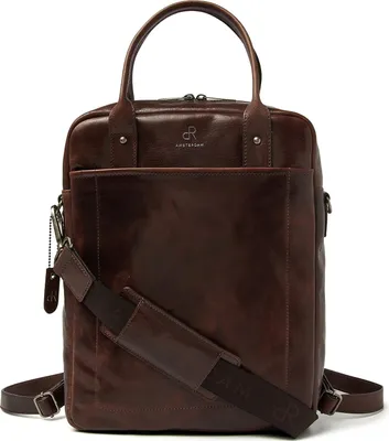 Produktbild von dR Amsterdam Business-Arbeitstasche | Herren & Damen Arbeitstasche | Laptoptasche | Rucksack | Lederrucksack | Milan - 283757 Brown
