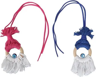 Zdjęcie produktu dla Zestaw 2 sztuk do zawieszenia, niebieski, akcesoria samochodowe Lucky Evil Eye – akcesoria do samochodu i domu