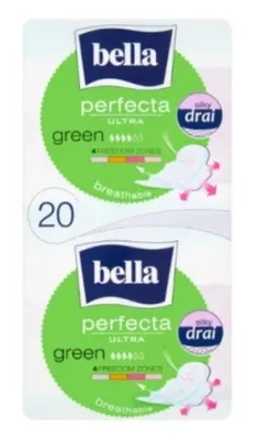 Obrázok produktu pre Bella Podpaski Perfecta Ultra Green Silky Drai 20 sztuk