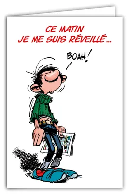 Productafbeelding van Verjaardagskaart Gaston Lagaffe België 1 jaar ouder