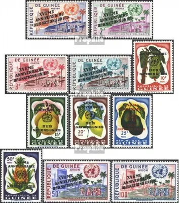 Produktbild von Briefmarken Guinea 1960 Mi 56-66 (kompl.Ausg.) postfrisch Vereinte Nationen