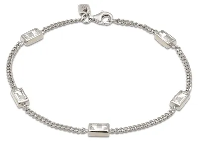 Immagine prodotto di Elegante bracciale da uomo in argento con topazio