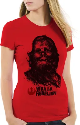 Produktbild von style3 Viva La Rebelion Damen T-Shirt rebellion revolutionär revolution, Farbe:Rot, Größe:2XL