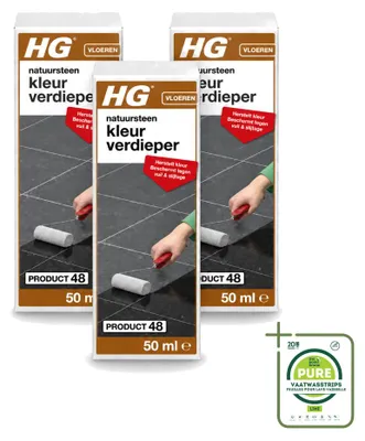 Produktbild von 3 x HG Naturstein Farbvertiefer - 50 ml - Großpackung - 3 Stücke